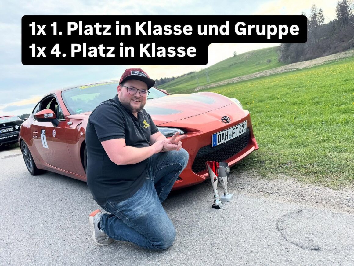 Markus siegt beim 1. Lauf der Münchner-Automobilslalom-Meisterschaft 2025