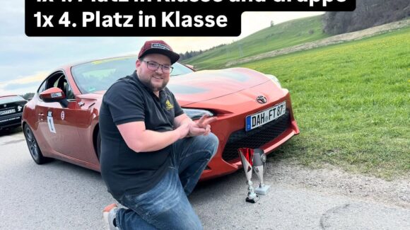 Markus siegt beim 1. Lauf der Münchner-Automobilslalom-Meisterschaft 2025